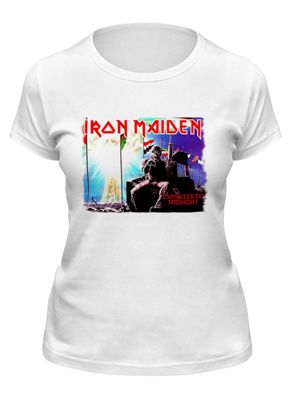 

Футболка женская Printio Iron maiden band белая XL, Белый, Iron maiden band