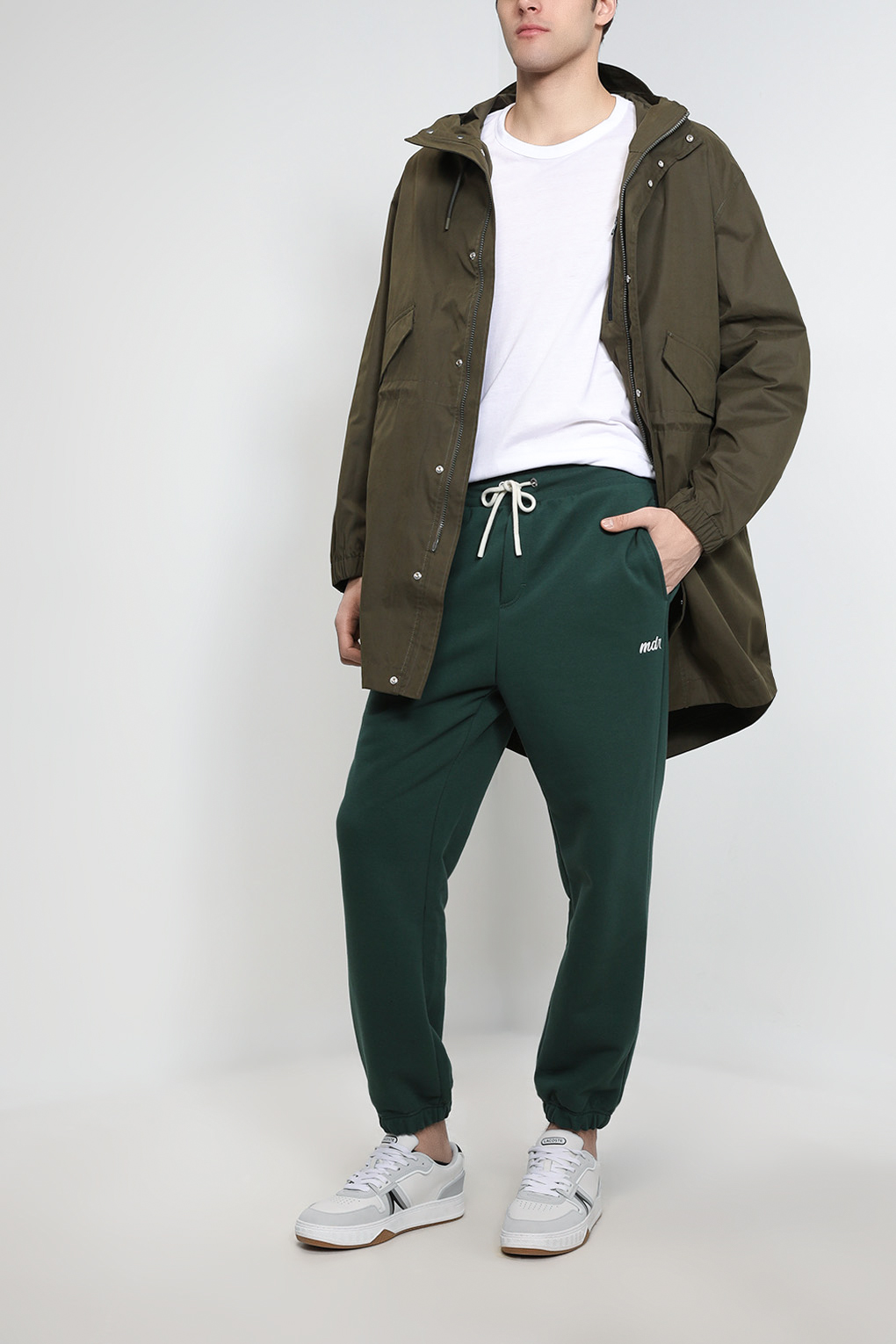 

Спортивные брюки мужские MARCO DI RADI MDR23012237-204 зеленые M, MDR23012237-204