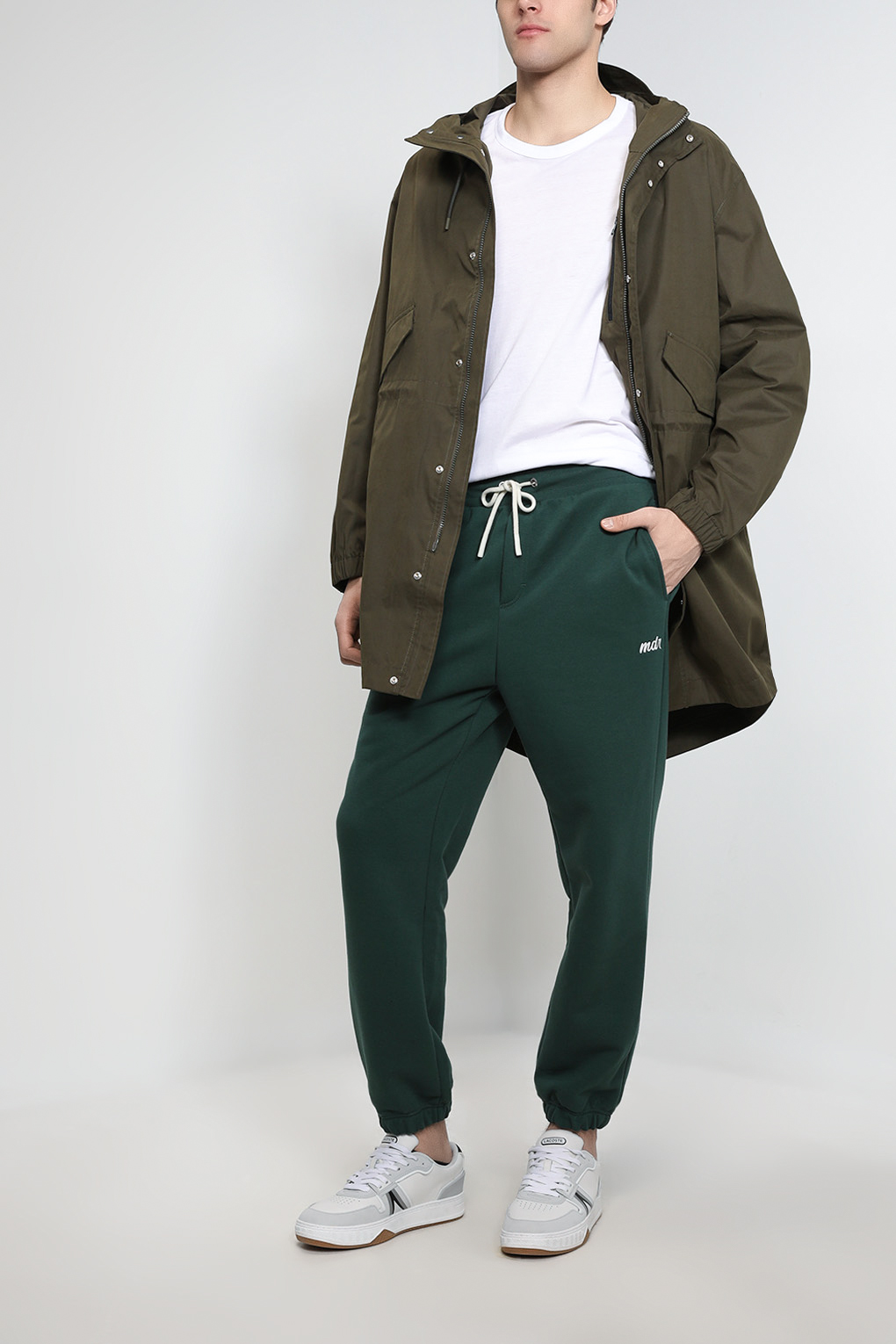 Спортивные брюки мужские MARCO DI RADI MDR23012237-204 зеленые 2XL