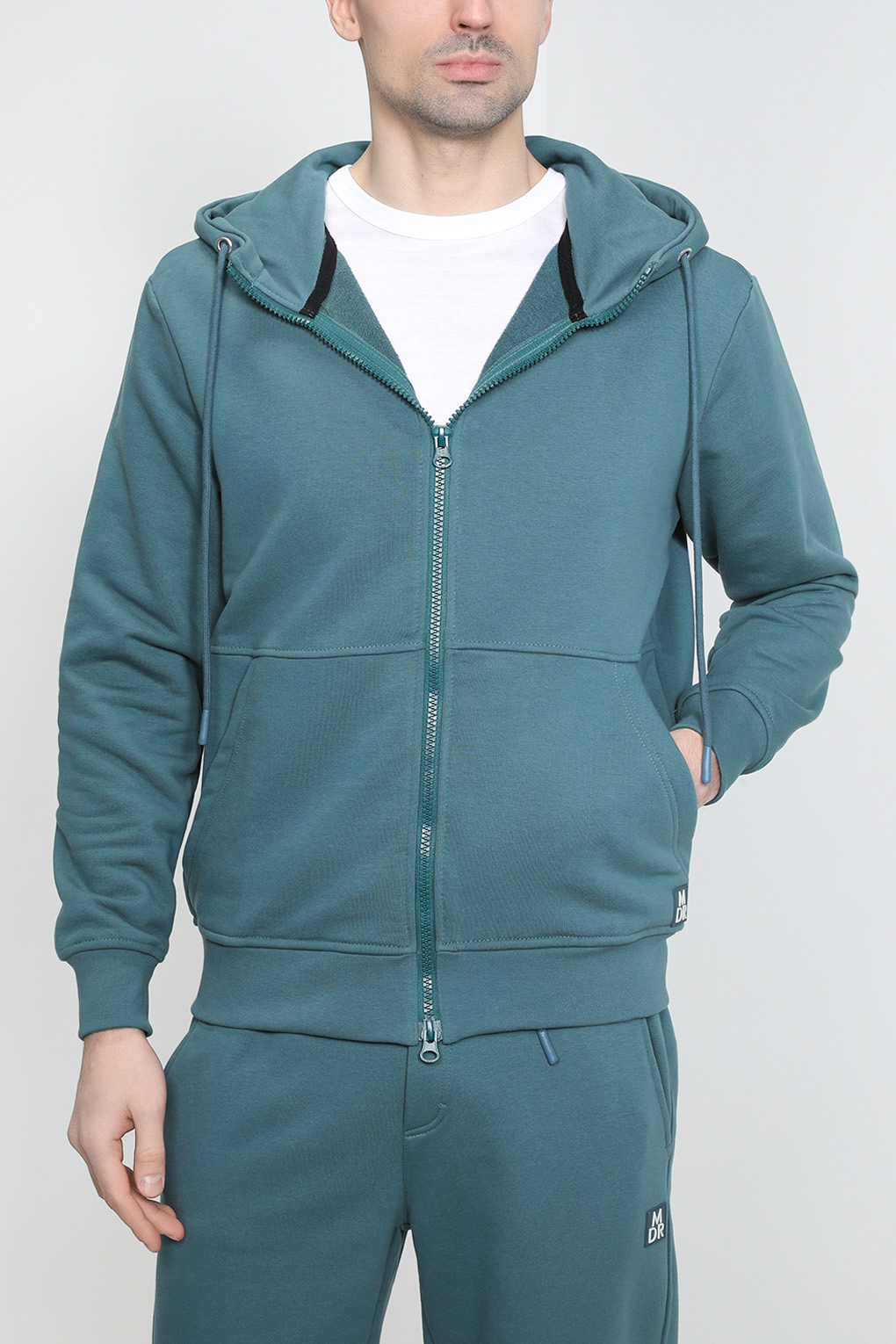 

Толстовка мужская MARCO DI RADI MDR230111246-237 бирюзовая XL, Бирюзовый, MDR230111246-237