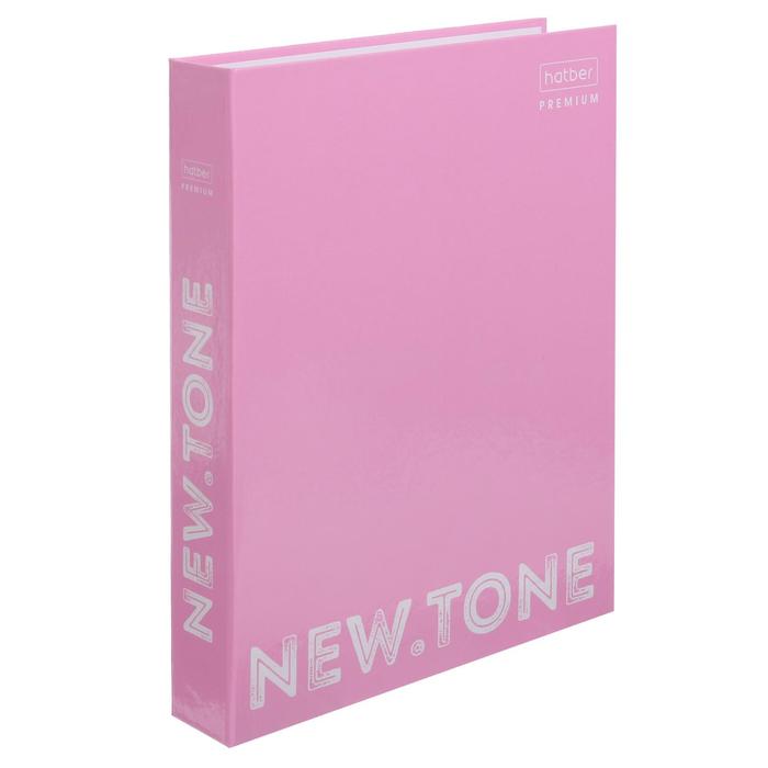 

Папка на 2 кольцах Hatber "NewTone", А5, 35 мм, 1500 мкм, розовая, с рисунком (52301), Розовый