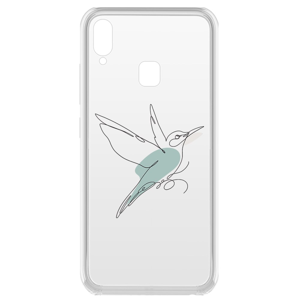 фото Чехол-накладка krutoff clear case легкость для vivo y95