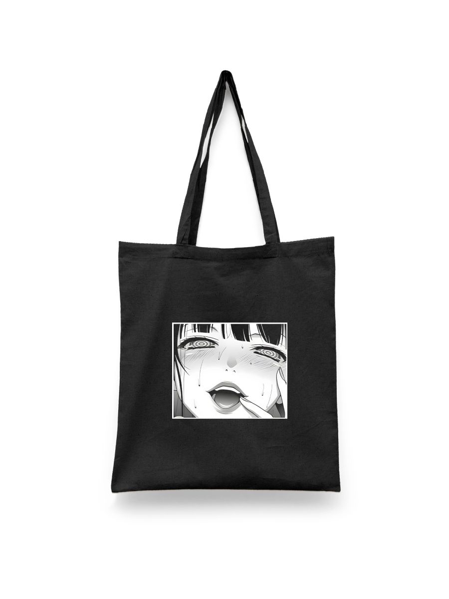 

Шоппер унисекс Каждому Своё Aхегао/Аниме/Хентай ANHN9 черный, Aхегао/Аниме/Хентай ANHN9