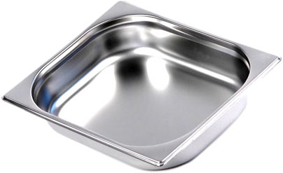 

Гастроемкость Luxstahl GN 2/3-40 (327х353х40) нерж., Серебристый, GN 2/3-40 (327х353х40) нерж.