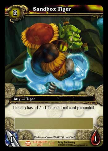 

Wow tcg: лут карта sandbox tiger