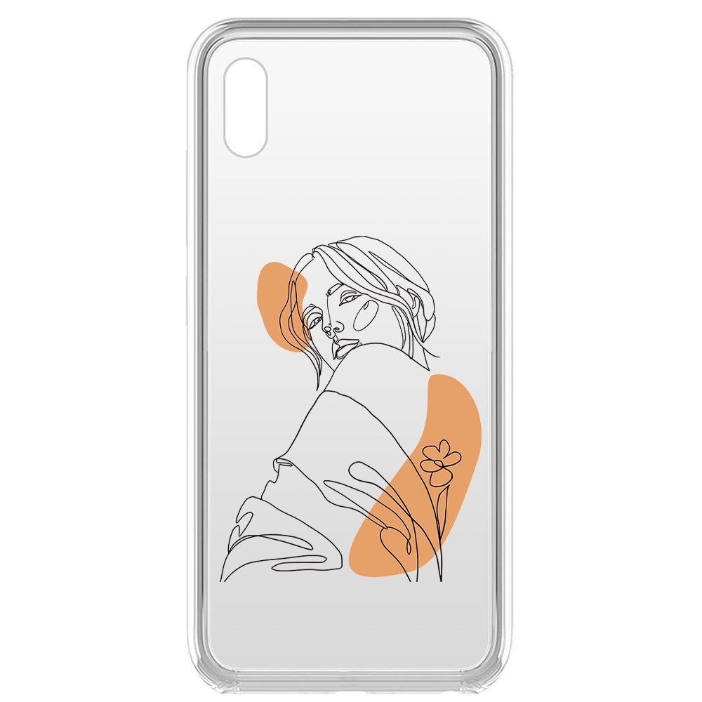 фото Чехол-накладка krutoff clear case загадка для vivo y1s