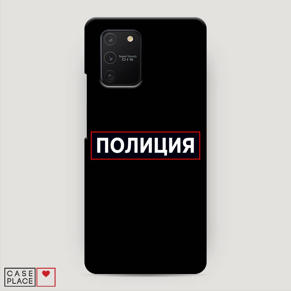 фото Пластиковый чехол "police logo" на samsung galaxy a91 awog