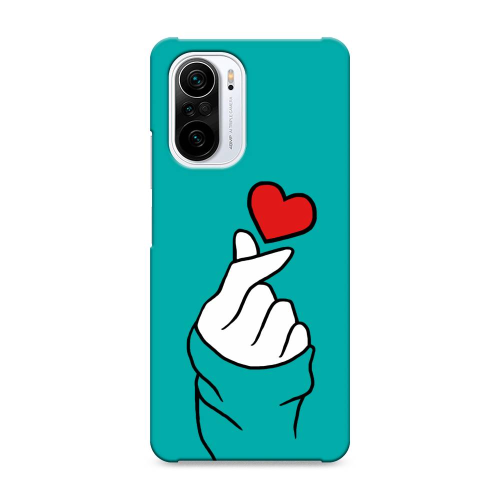 

Пластиковый чехол "Маленькое сердечко" на Xiaomi Poco F3, 310120-5