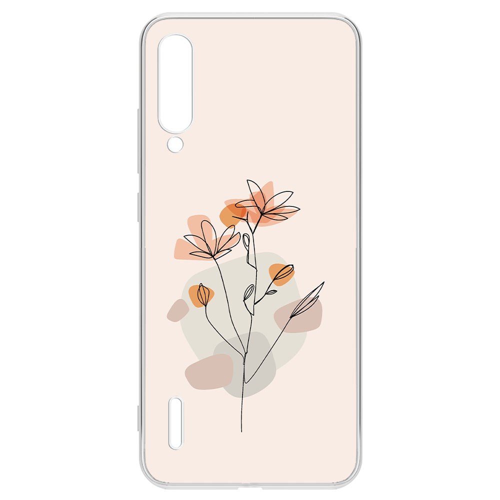 

Чехол-накладка Krutoff Clear Case Ромашки для Xiaomi Mi 9 Lite