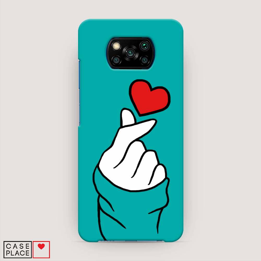 

Пластиковый чехол "Маленькое сердечко" на Xiaomi Poco X3 NFC, 39220-5
