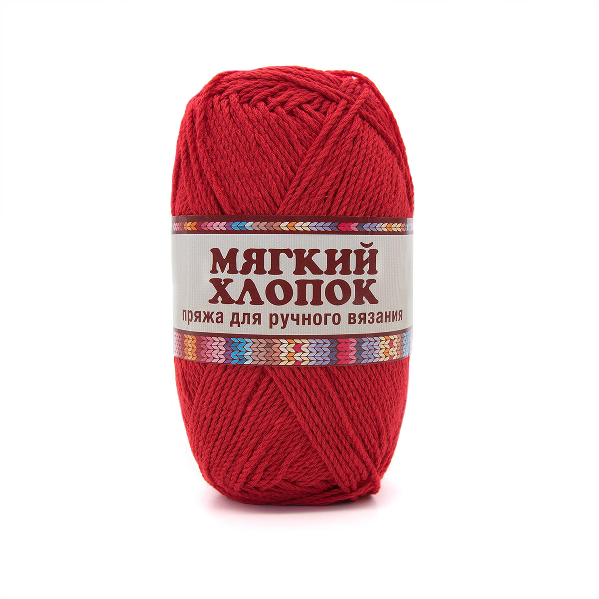 

Пряжа для вязания Камтекс Мягкий хлопок 100г, 220м (046 красный), 10 мотков, 558714