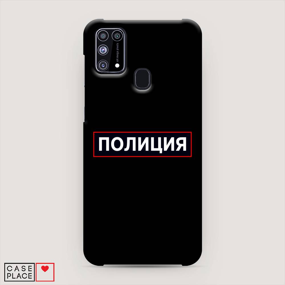 фото Пластиковый чехол "police logo" на samsung galaxy m31 awog