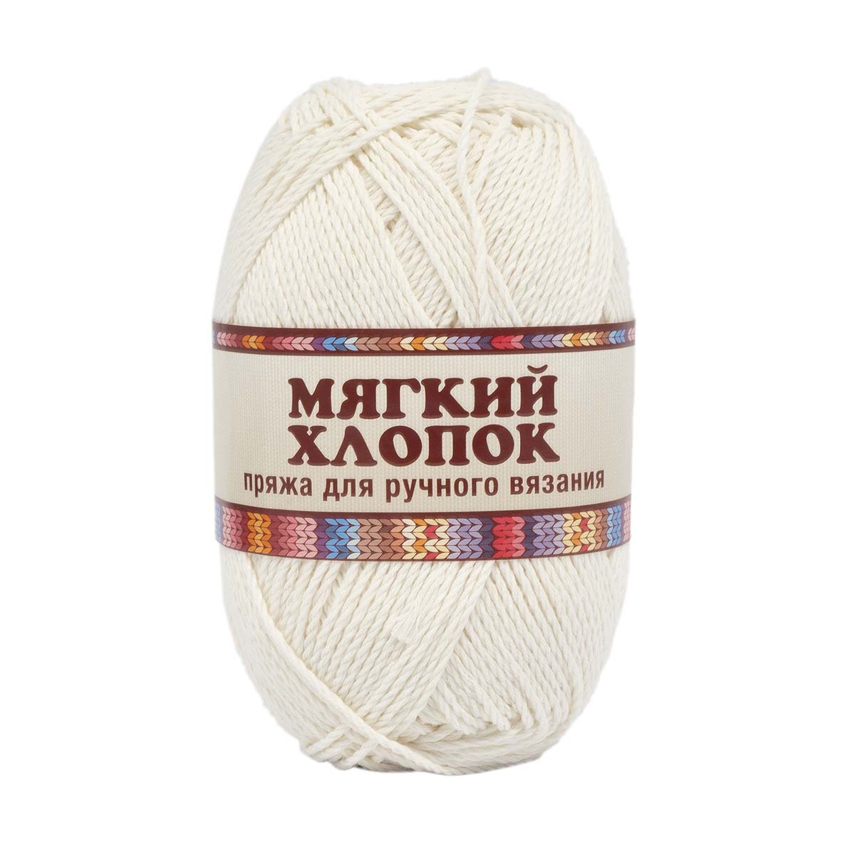 

Пряжа для вязания Камтекс Мягкий хлопок 100г, 220м (205 белый), 10 мотков, 558714