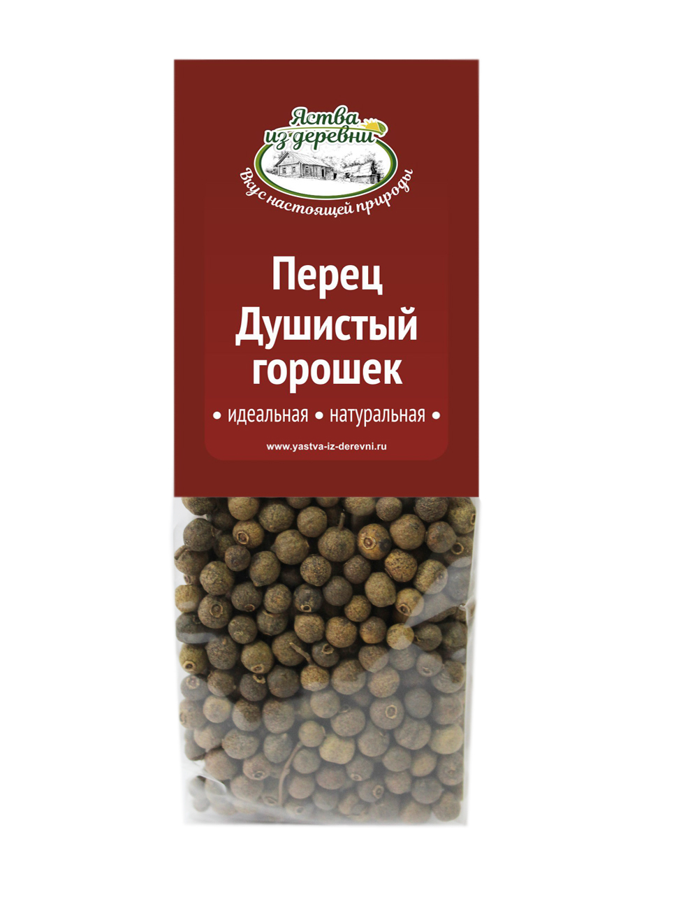 

Перец душистый горошек Яства из деревни 100 гр, Перец душистый горошек 100 гр
