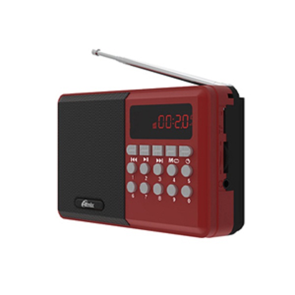 Радиоприемник Ritmix RPR-002 usb, microSD,87,5-108 МГц , встроенный аккумулятор