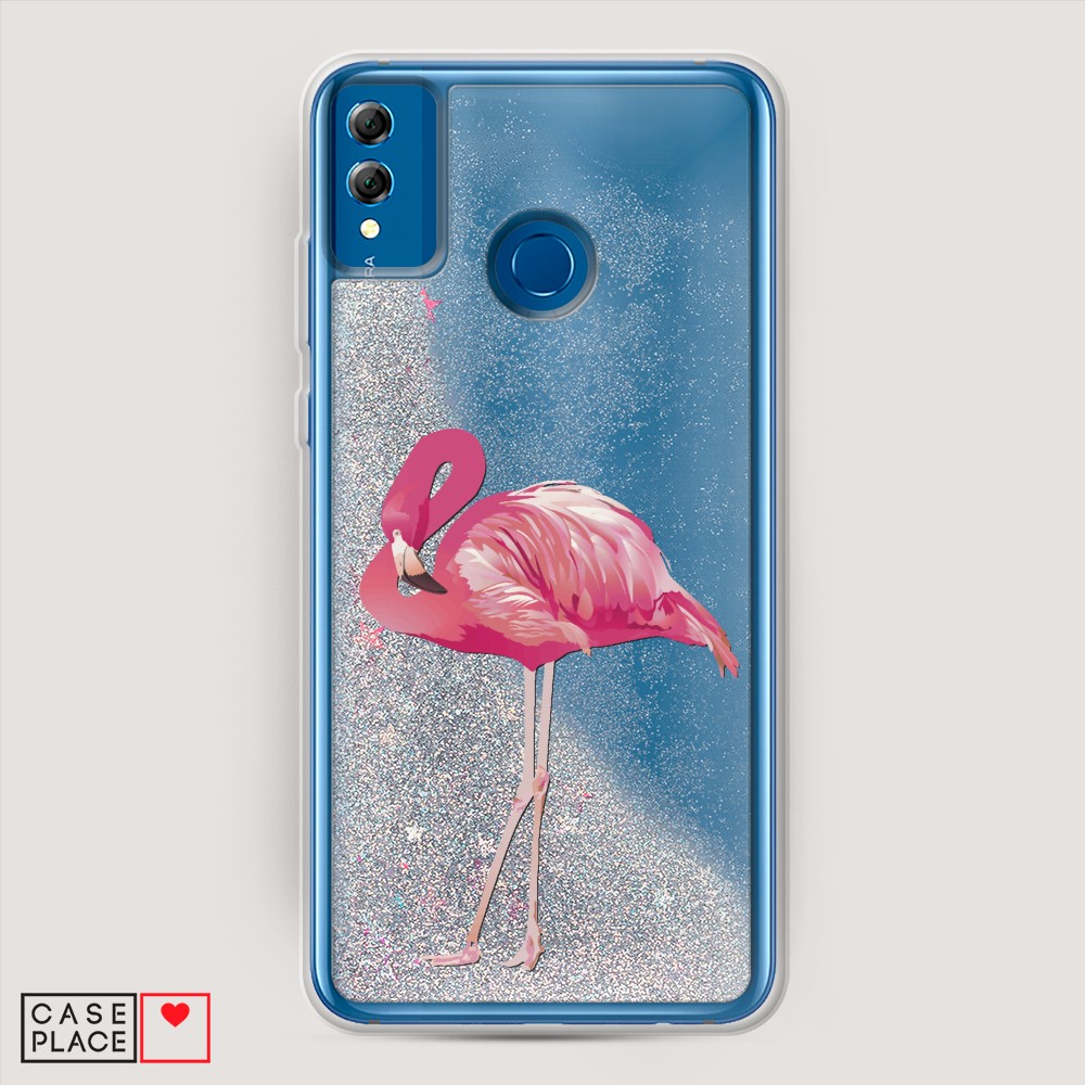 

Чехол Awog на Honor 8x "Застенчивый фламинго", Разноцветный, 66791-1