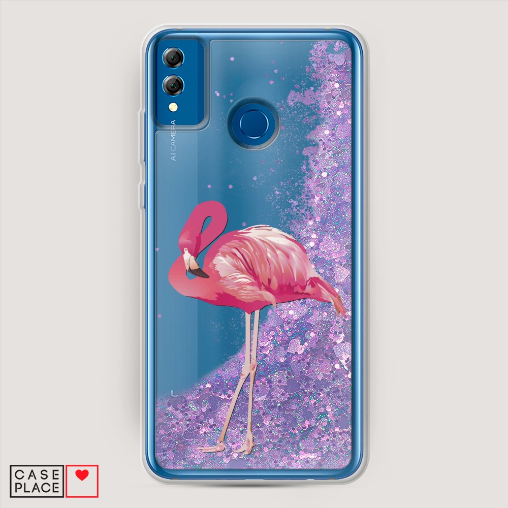 

Чехол Awog на Honor 8x "Застенчивый фламинго", Разноцветный, 66792-1