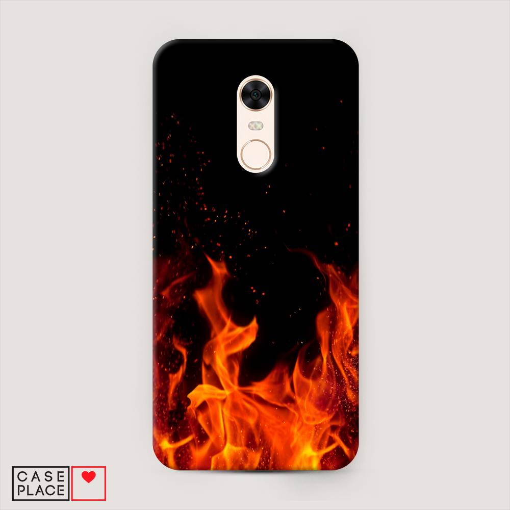 

Пластиковый чехол "Все в огне" на Xiaomi Redmi 5 Plus, 33120-3