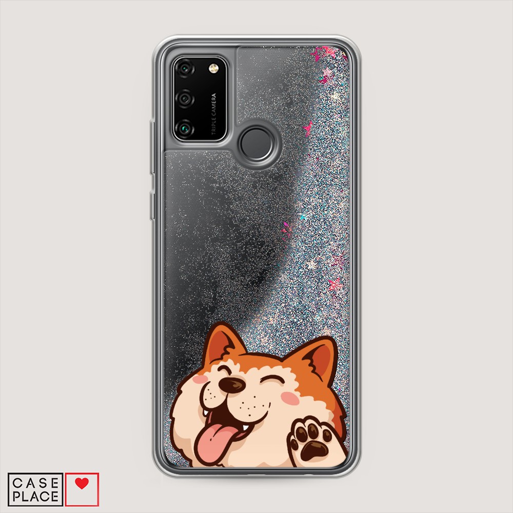 

Чехол Awog на Honor 9A "Акита-ину машет", Разноцветный, 612391-1