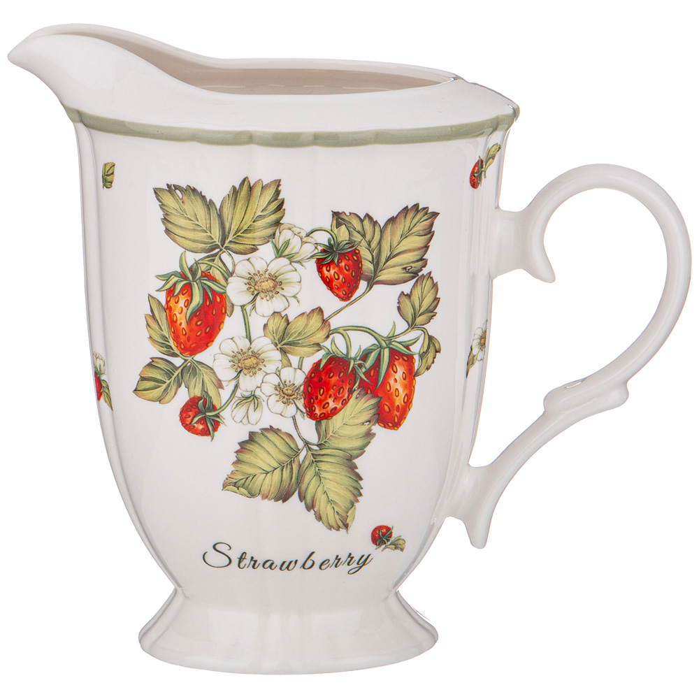 

Набор из 6 штук Кувшин Lefard Strawberry 1200мл фарфор 85-1903_, Белый