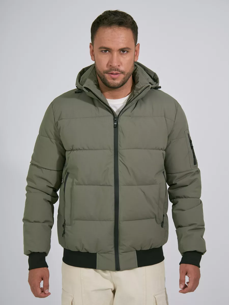 

Куртка мужская KINGSO MENS MN-2-381 зеленая 52 RU, Зеленый, MN-2-381