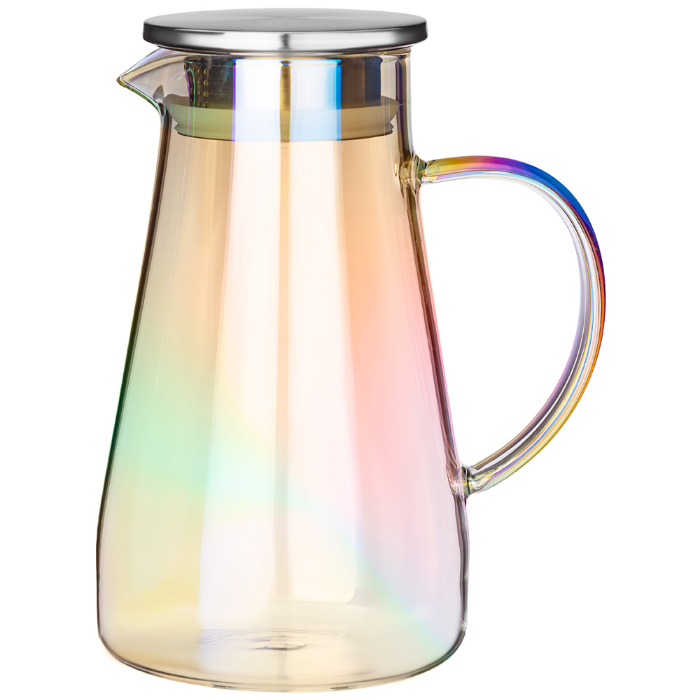 

Кувшин Agness Rainbow 1.2л жаропрочное стекло 887-168_, Прозрачный