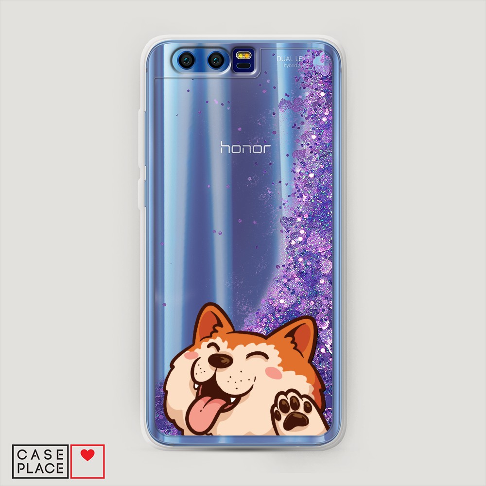 

Чехол Awog на Honor 9 "Акита-ину машет", Разноцветный, 62492-1