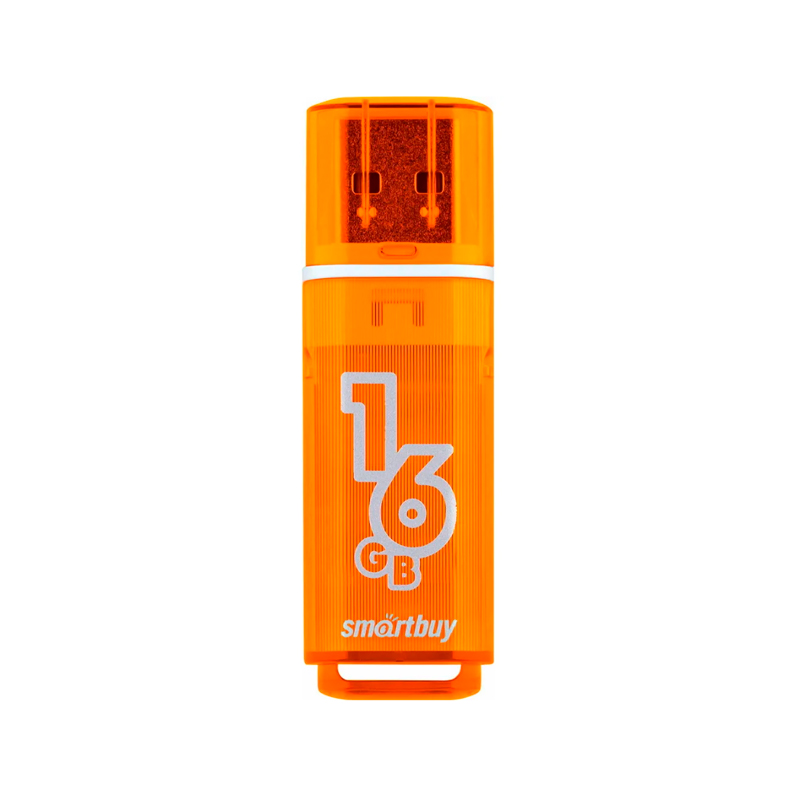 

Флешка SmartBuy Glossy 16 ГБ Orange, Glossy