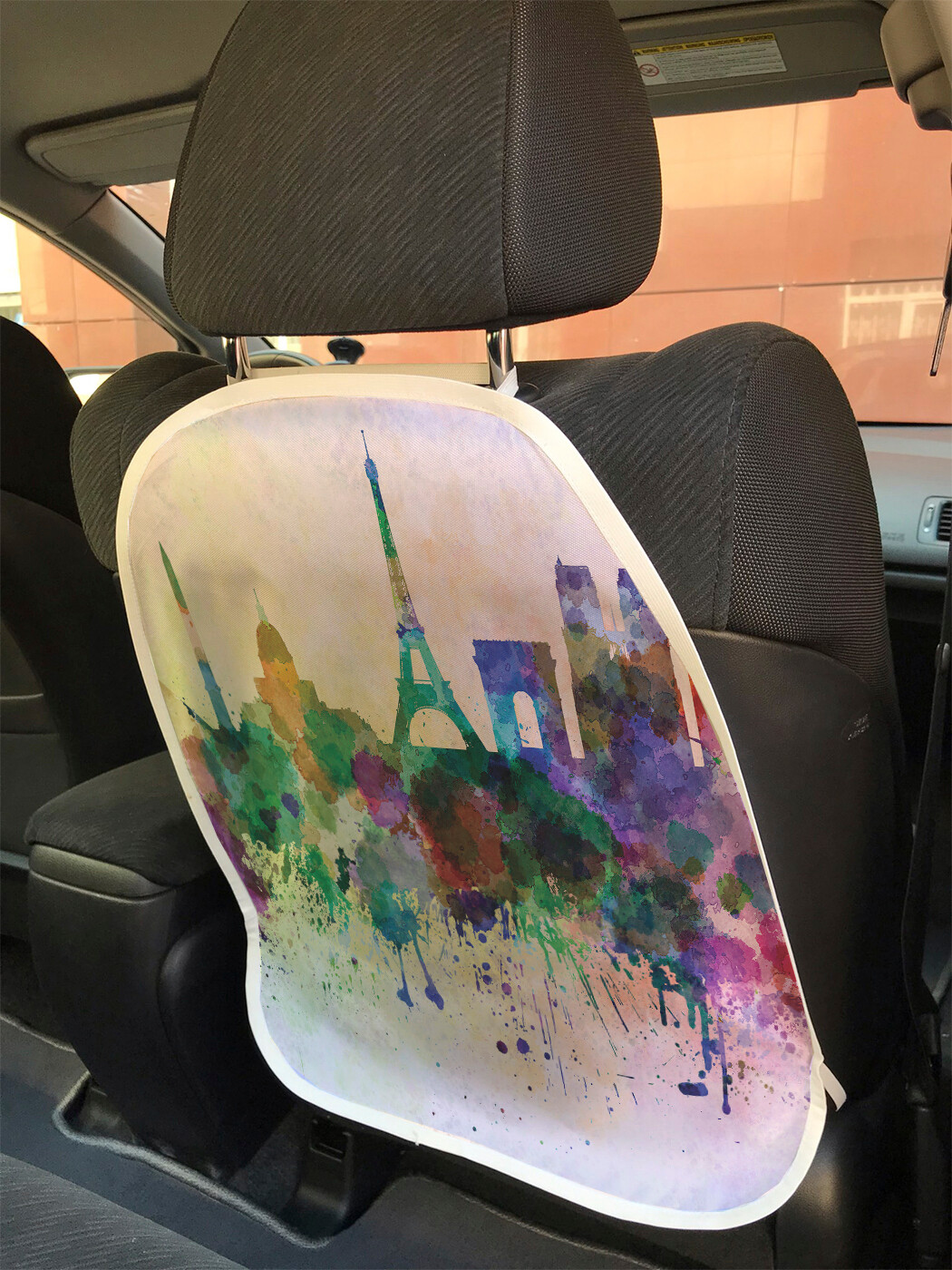 фото Накидка на спинку сиденья joyarty краски путешествий, 45х62