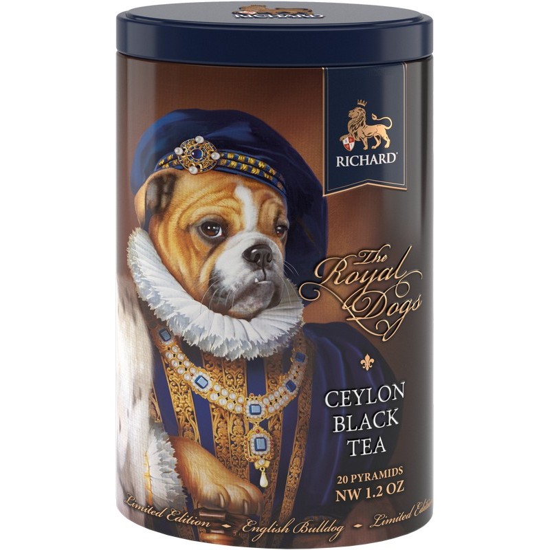 

Чай черный Richard Royal Dogs Bulldog, 20 пирамидок