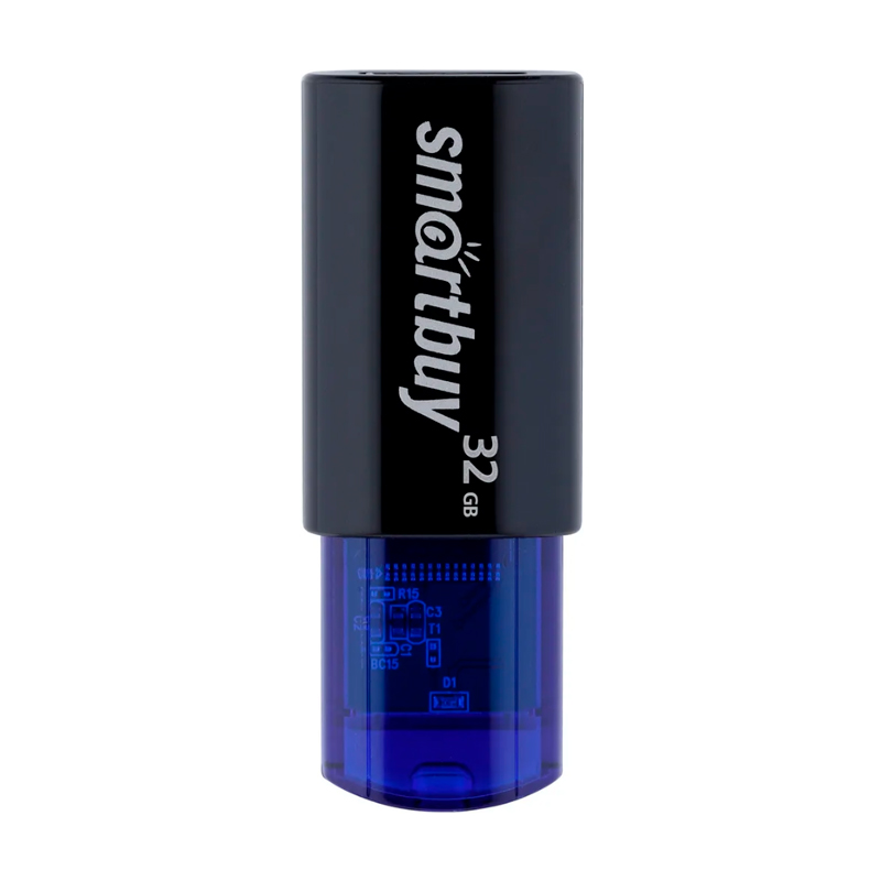 

Флешка SmartBuy Click 32 ГБ Black/Blue, Click