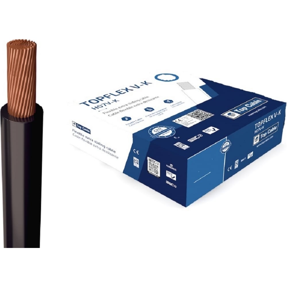 

Монтажный гибкий провод Top cable TOPFLEX V-K H05V-K ПВ3