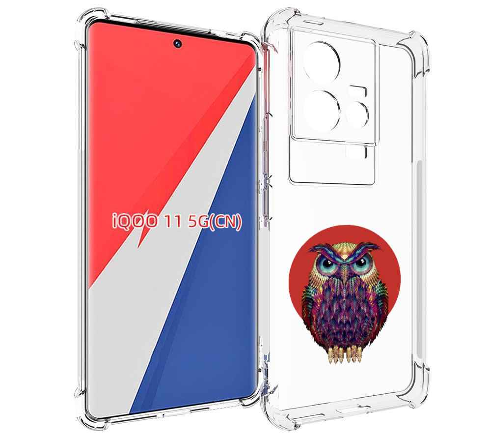 

Чехол MyPads Сова 3 для Vivo iQOO 11, Прозрачный, Tocco