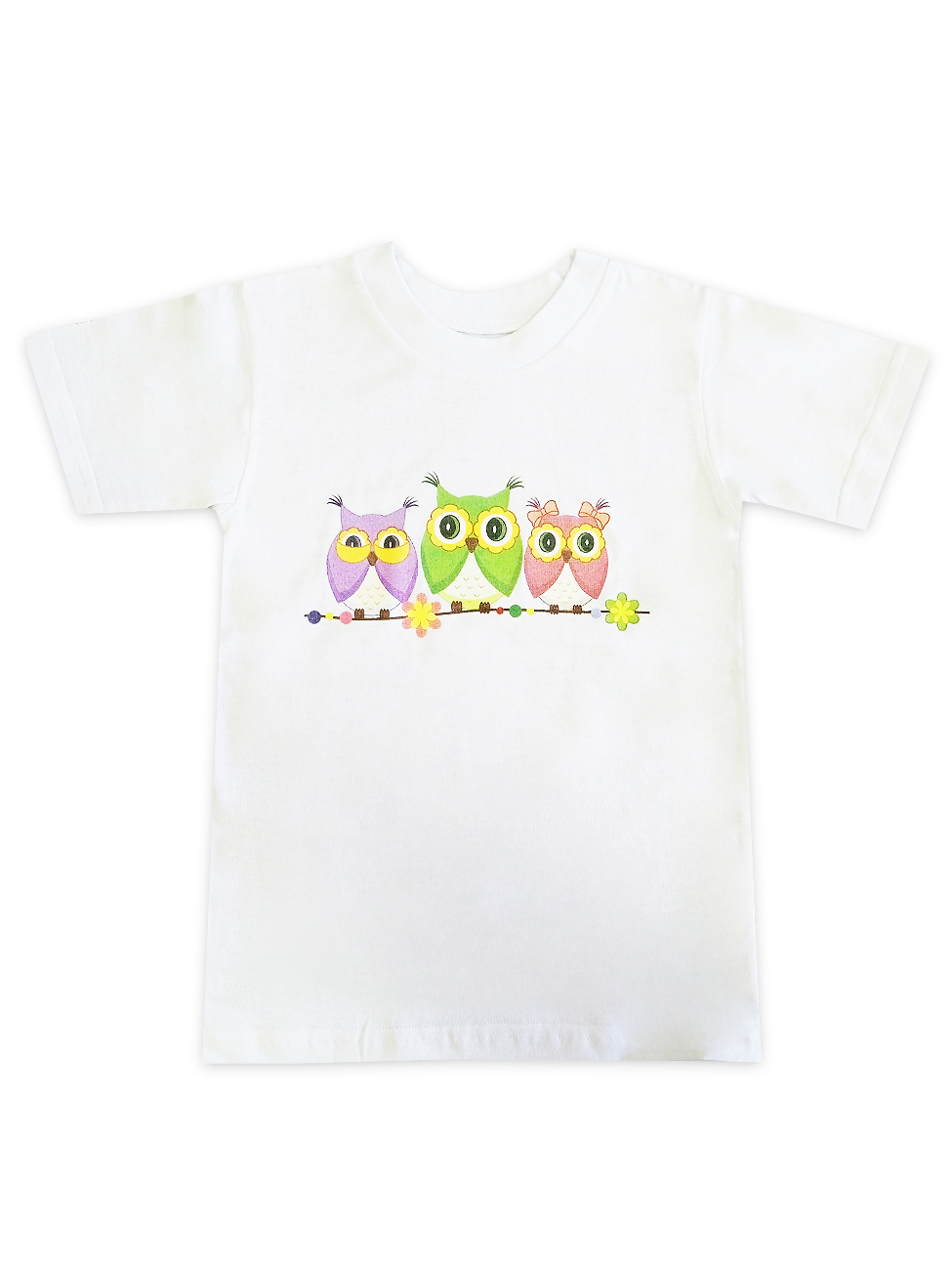 Футболка детская Желтый кот 122к, белый, 92