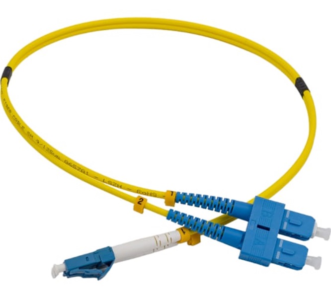 

Патч-корд TopLan SC - LC SC - LC 0.5м (DPC-TOP-652-LC/U-SC/U-0.5) желтый