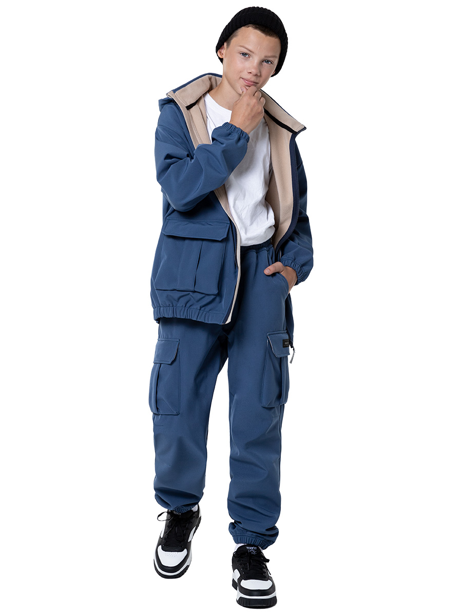 

Брюки детские NIKASTYLE 2л9724, синий, 164, 2л9724