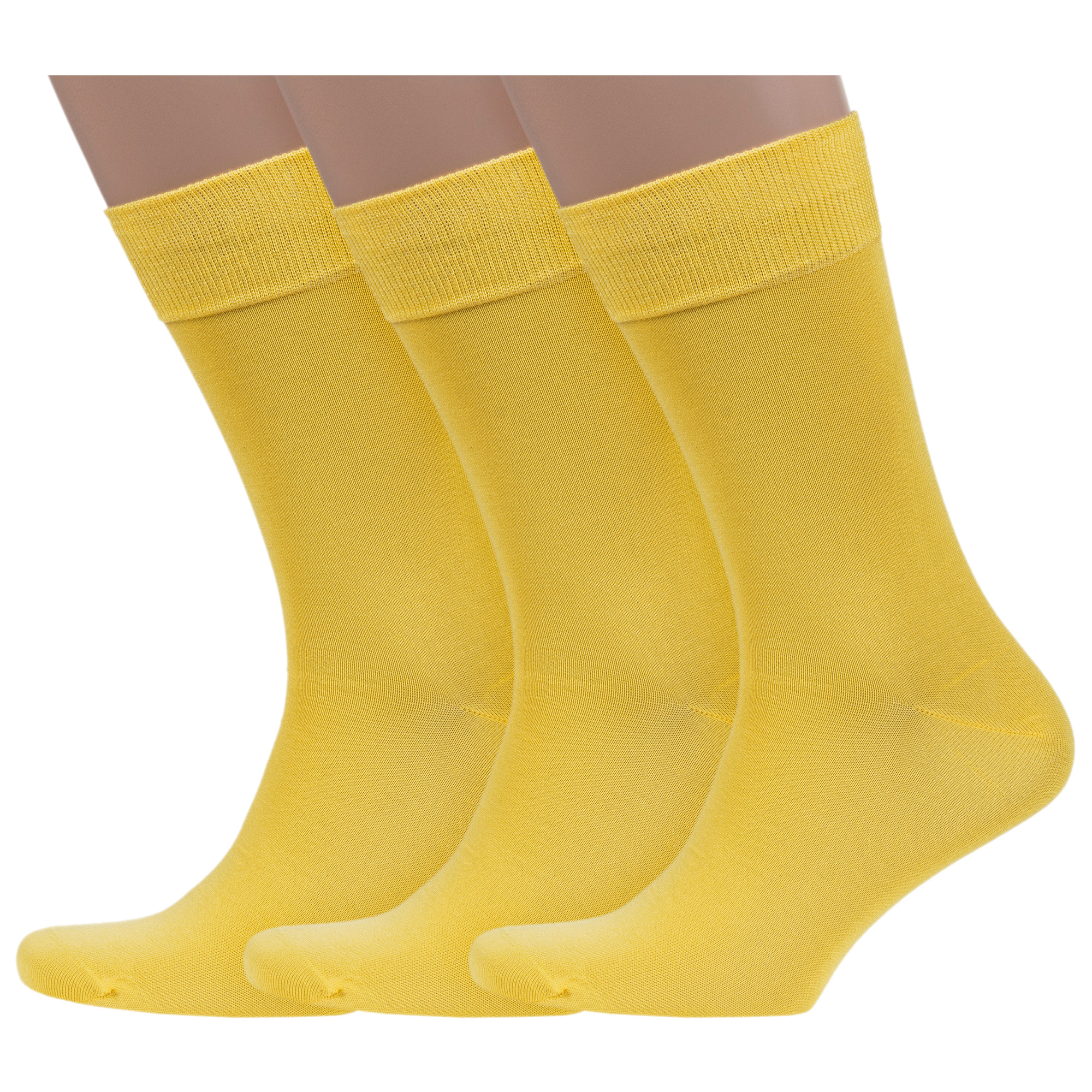 

Комплект носков мужских Sergio di Calze 3-17SC6 желтых 27, Желтый, 3-17SC6