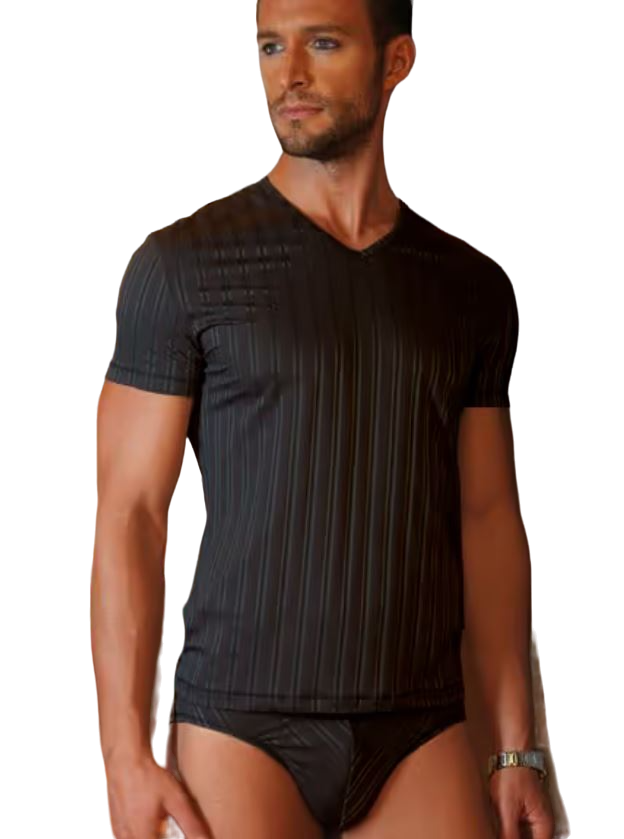 

Футболка мужская Hom 03227cK9 черная XL, 03227cK9