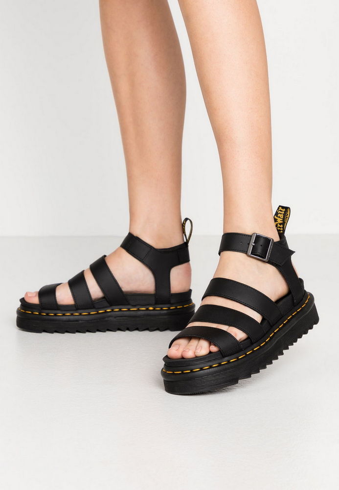 

Сандалии женские Dr. Martens DO211A027 черные 38 EU, Черный, DO211A027