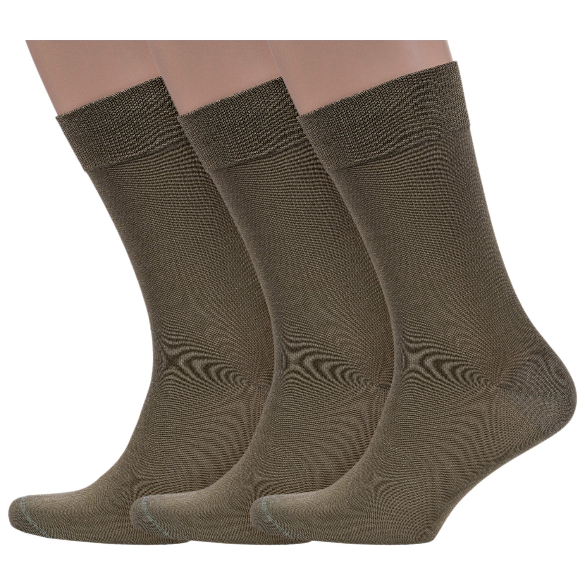 фото Комплект носков мужских sergio di calze 3-17sc6 хаки 25