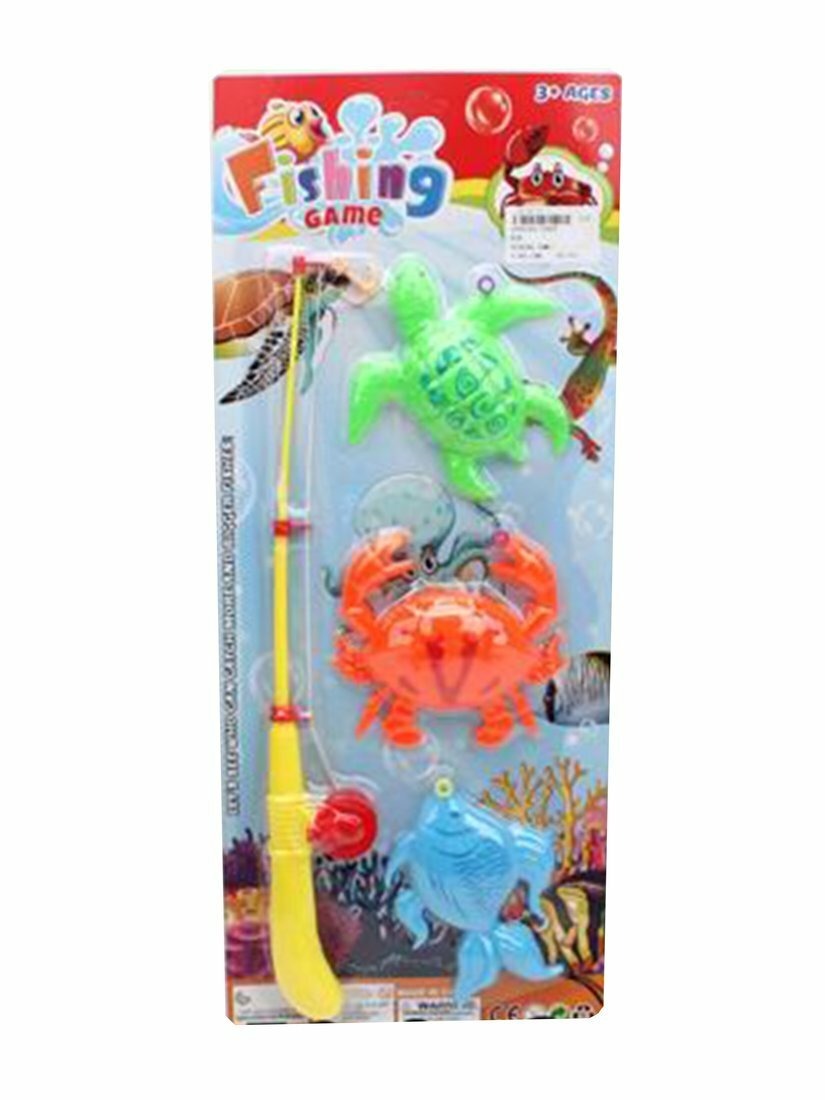 Рыбалка Наша Игрушка 4 предмета, пластик, на блистере (7906F)