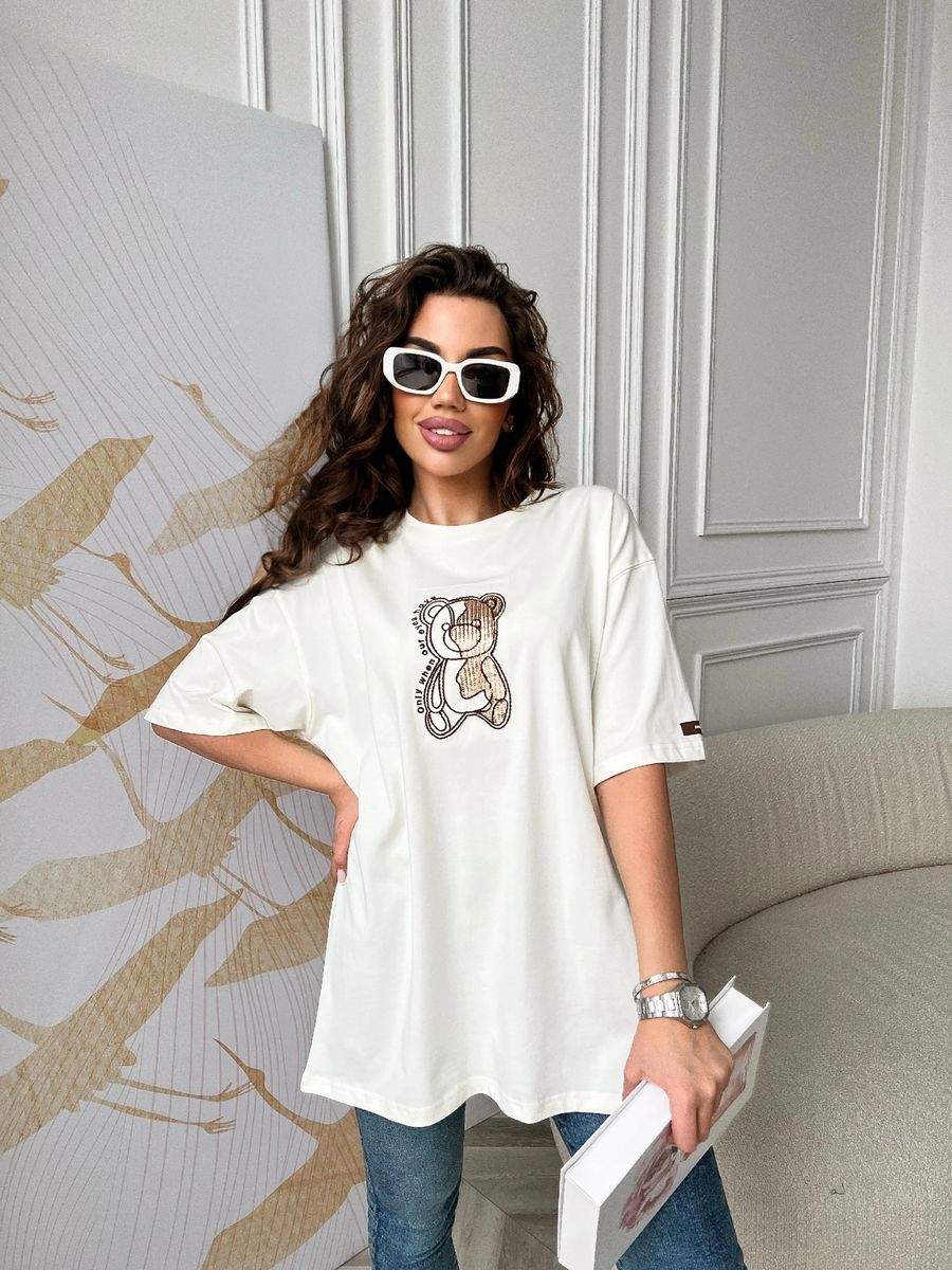 

Футболка женская TREND.Collection SUIT-888-115 белая 40-48 RU, Белый, ФтбBK