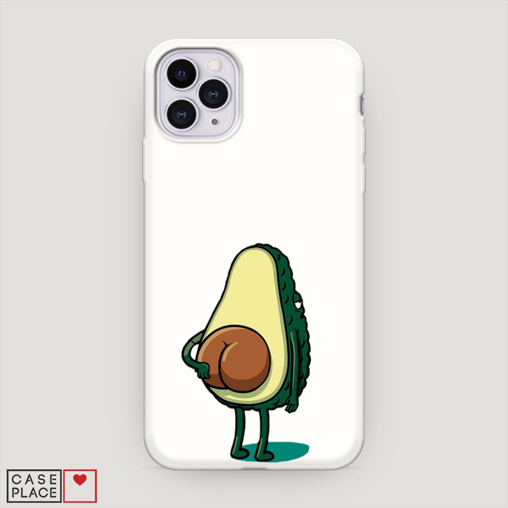 

Матовый силиконовый чехол "Попа авокадо" на Apple iPhone 11 Pro, 12357-1