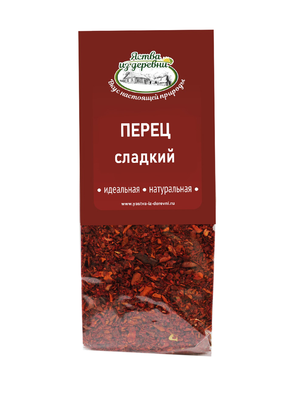 

Перец сладкий хлопья Яства из деревни 100 гр, Перец сладкий хлопья 100 гр