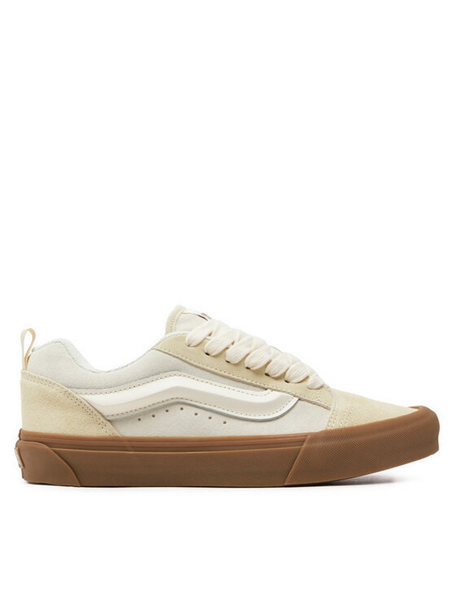 

Кеды женские Vans Knu Skool VN0009QCDBS1 бежевые 41 EU, Бежевый, Knu Skool VN0009QCDBS1