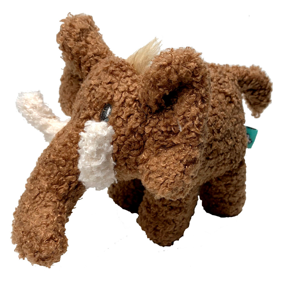 Игрушка для собак Tufflove Мамонт, 18 см, коричневый