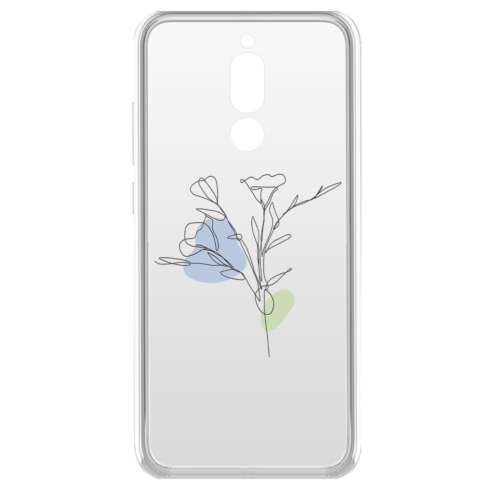 фото Чехол-накладка krutoff clear case эустома для xiaomi redmi 8