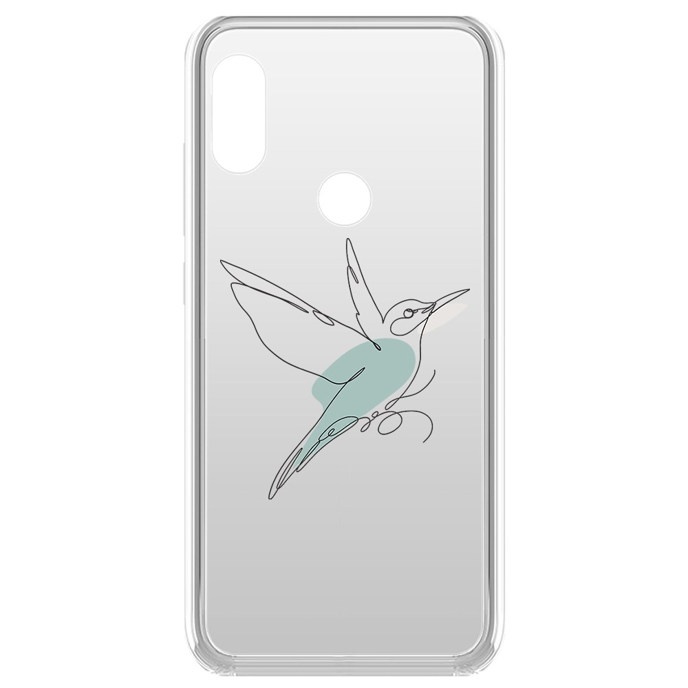 

Чехол-накладка Krutoff Clear Case Легкость для Xiaomi Redmi Note 6 Pro
