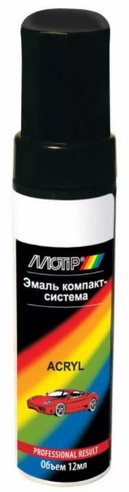 

Краска акриловая с кисточкой HYUNDAI D01 черная МЕ 12мл Motip HYUNDAI D01 МЕ 12ml, Черный