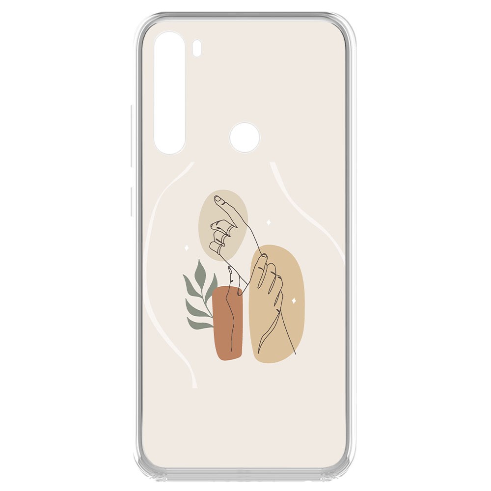

Чехол-накладка Krutoff Clear Case Тонкость для Xiaomi Redmi Note 8, Прозрачный